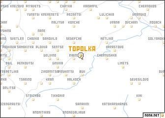 map of Topolka