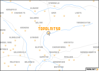 map of Topolnitsa