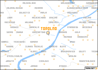 map of Topolno