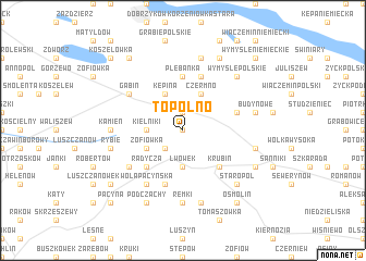 map of Topolno