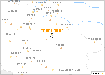 map of Topolovac