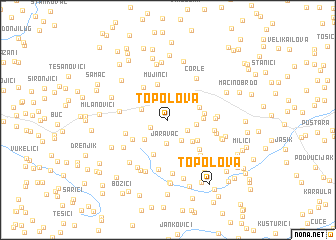 map of Topolova
