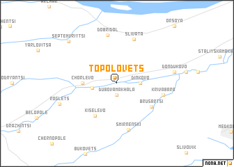 map of Topolovets