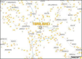 map of Topolovići