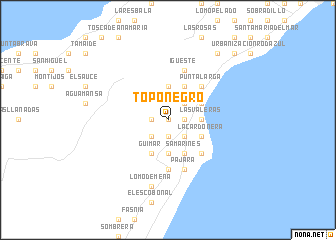 map of Topo Negro