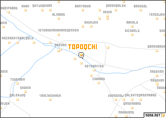 map of Ţopoqchī