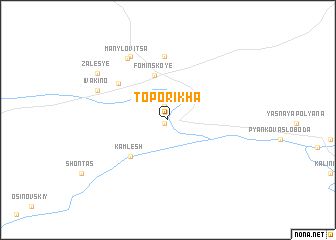 map of Toporikha