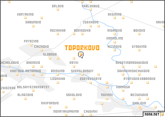 map of Toporkovo