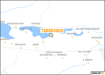 map of Toporkovo