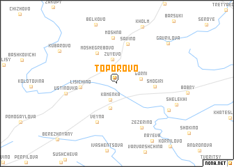 map of Toporovo