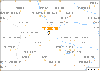 map of Toporov