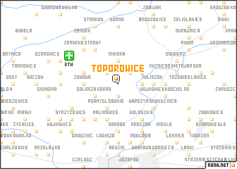 map of Toporowice