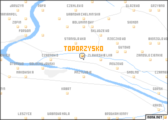 map of Toporzysko