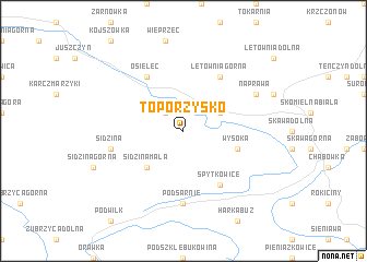 map of Toporzysko