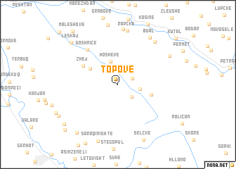 map of Topovë