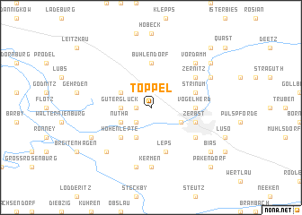 map of Töppel