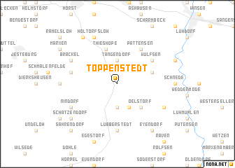 map of Toppenstedt