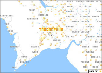 map of Toppogehun