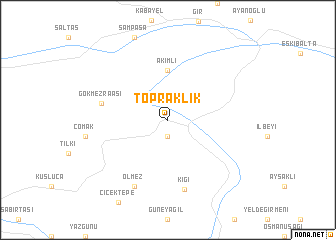 map of Topraklık