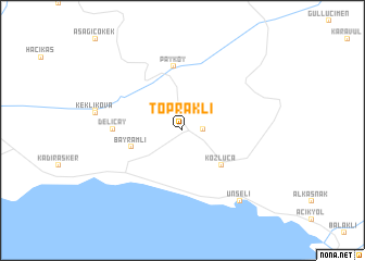 map of Topraklı