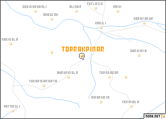 map of Toprakpınar