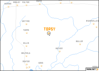 map of Topsy