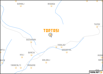 map of Toptaşı