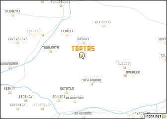 map of Toptaş