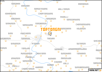 map of Toptong-ni