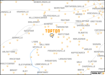 map of Topton