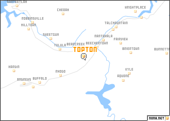 map of Topton