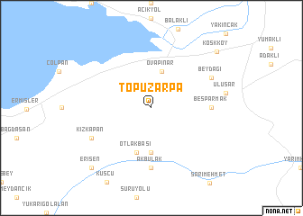 map of Topuzarpa