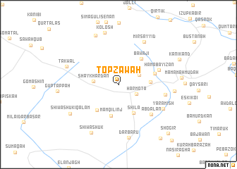 map of Ţōpzāwah