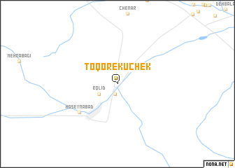 map of Toqor-e Kūchek