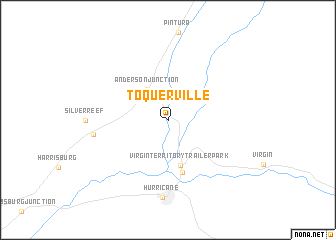 map of Toquerville