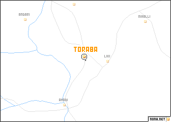 map of Toraba