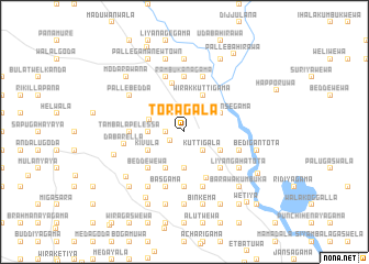 map of Toragala