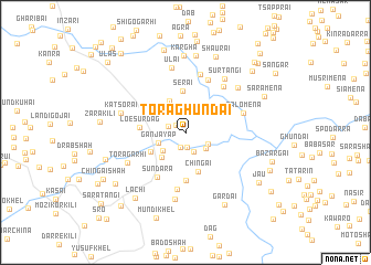 map of Tora Ghundai