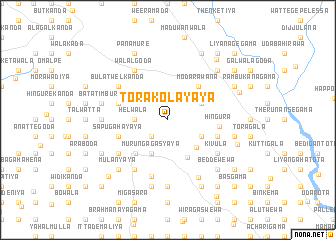 map of Torakolayaya