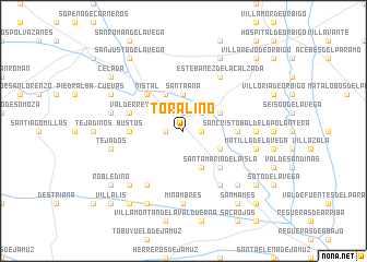 map of Toralino