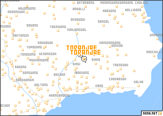 map of Toranjae