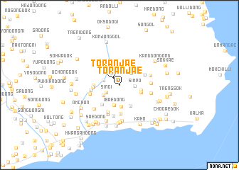 map of Toranjae