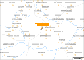 map of Toranou