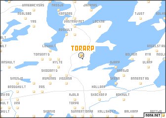 map of Torarp