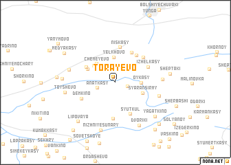 map of Torayevo