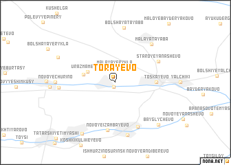 map of Torayevo