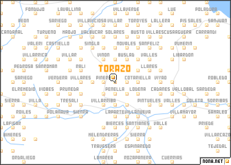 map of Torazo