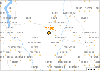 map of Tora