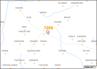 map of Tora