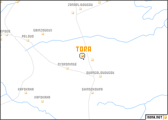 map of Tora